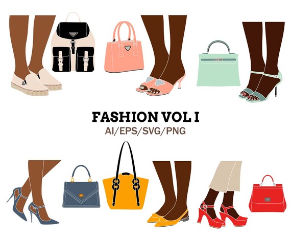 Bag Clipart Bag SVG Bag PNG Bag vector Shoes SVG Shoes vector