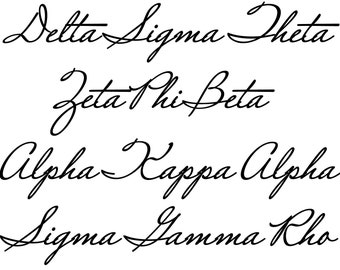 Female Greek Names Cursive