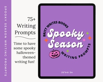 Spooky Season Writing Prompt Workbook | Halloween | Novel Writing | Creative Writing | Writer Workbook | Journal Writing |