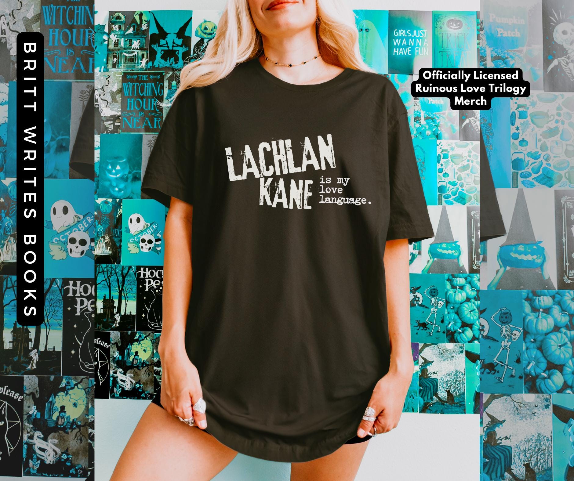 Lachlan Kane Tee | Leather and Lark | Ruinous Love Trilogy Books