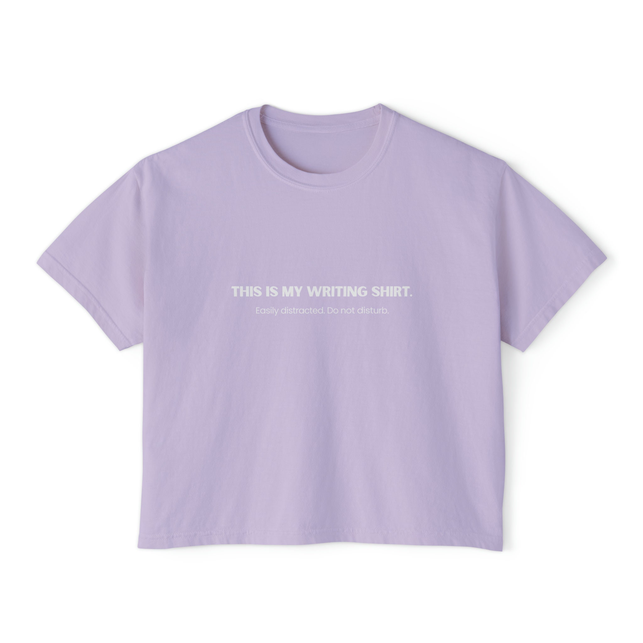 My Writing Shirt Crop Tee | T-shirt for Authors and Writers | Writer ...