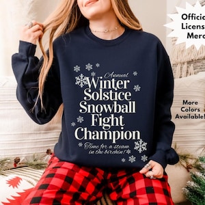 Schneeballschlacht Champion | ACOTAR Velaris Wintersonnenwende | SJM Ein Gericht aus Frost und Sternenlicht | Fantasy Reader, Bücherwurm Geschenk für Leseratten