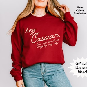 Cassian Sweatshirt | Nessian Wingplay | A Court of Silver Flames by Sarah J Maas Merch | Nesta Archeron | SJM Merch | Fantasy Reader Shirt