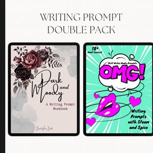 Writing Prompt Bundle | Dark and Moody Writing Prompts + OMG! Writing Prompts w/ Steam and Spice | Novel Writing | Fantasy | Romance |