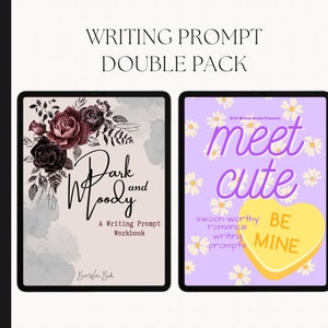 Writing Prompt Bundle | Dark and Mood Writing Prompts + Meet Cute Romance Writing Prompts |