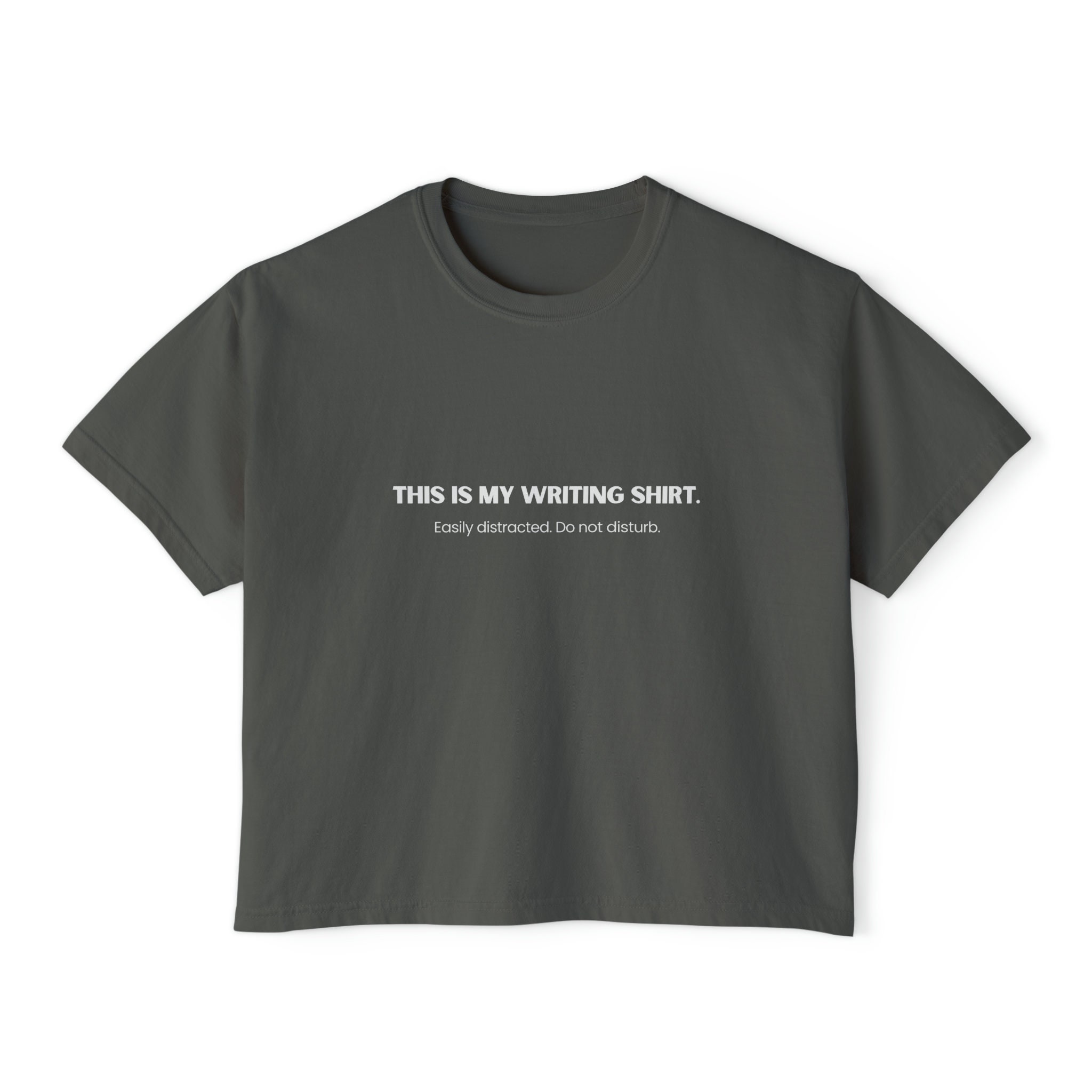 My Writing Shirt Crop Tee | T-shirt for Authors and Writers | Writer ...