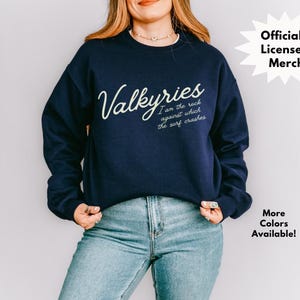 Sudadera Valkyries / Merchandising SJM de Valkyries de ACOSF / Una corte de llamas plateadas / Nesta Archeron / Regalo literario para amantes de los libros / Ideas para regalos de lectores