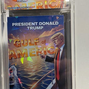 Carte hommage Donald Trump Golfe d'Amérique