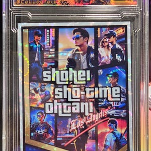 Shohei ohtani Gta Laser Swirl personalisierte Karte