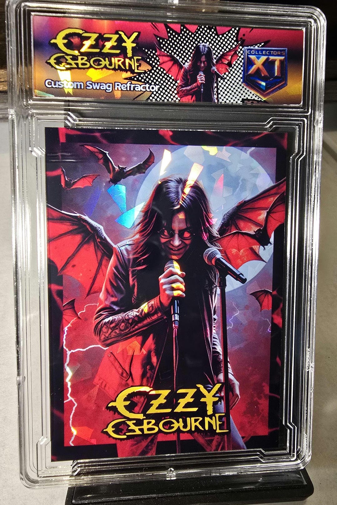 Ozzy Osbourne Cracked Custom Card Hand Made by the Artist - Etsy