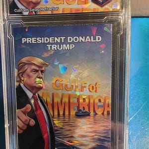 Carte hommage Donald Trump Golfe d'Amérique