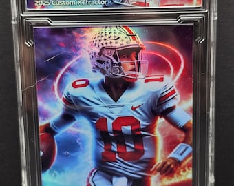 Ohio State Julian Sayin card hand made by the Artist