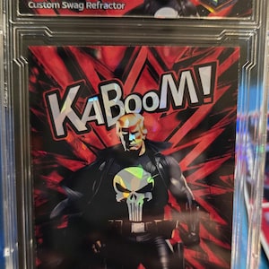 President Donald Trump KaBoom Red Cracked Ice Custom Card