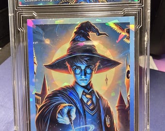 Harry Potter Cracked Ice Custom card hand made by the Artist