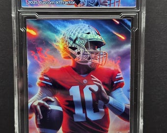 Ohio State Julian Sayin card hand made by the Artist