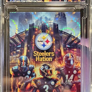 Carte hommage « Steelers Nation » des Pittsburgh Steelers