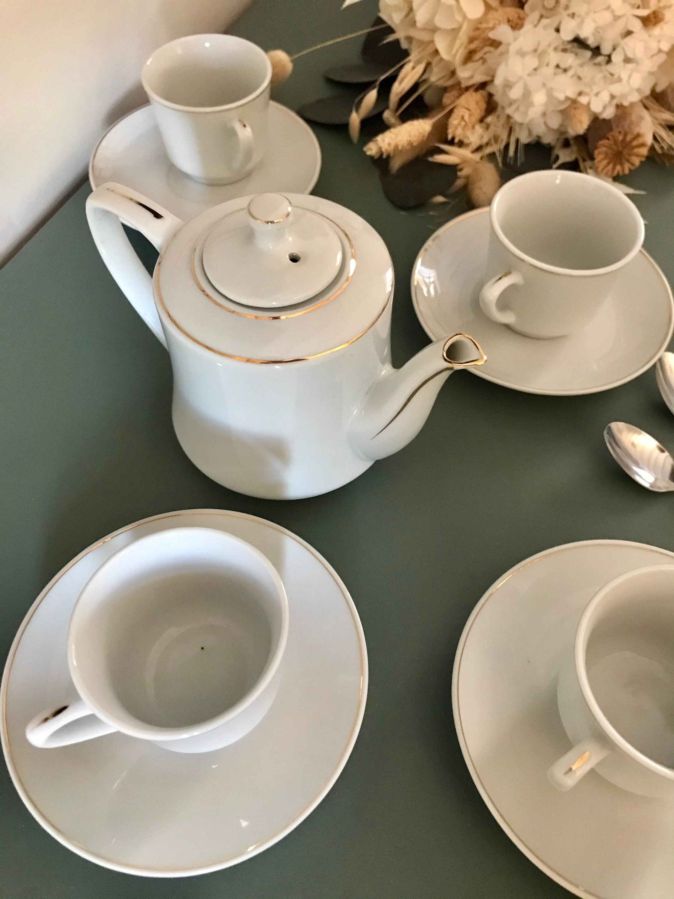 Service à Café en Porcelaine