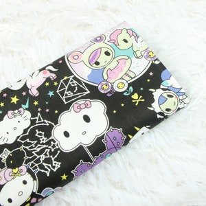 Tokidoki Donutella Cactus Moofia Unicorno Friends Small Scale 100% Cotton Woven Fabric Only NO Mask anmie fabric By the half yard