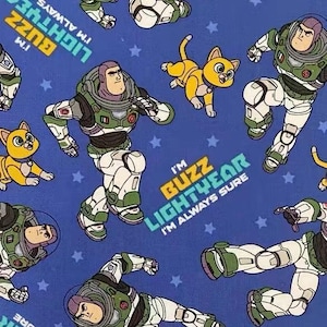 Toy Story fabric, Woody fabric/ Buzz Fabric/ Rex Fabric/ Slinky Fabric/100% cotton fabric