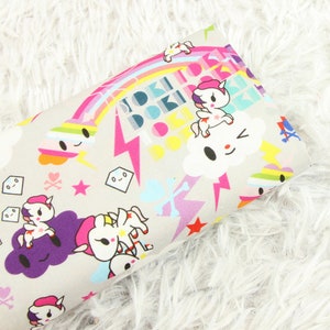 Tokidoki Donutella Cactus Moofia Unicorno Friends Small Scale 100% Cotton Woven Fabric Only NO Mask anmie fabric Selling By 0.5 yard