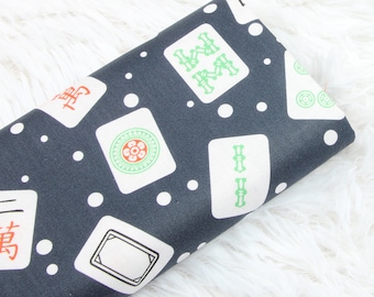 Tela de algodón para juegos clásicos de mahjong, venta por 0,5 yardas