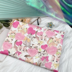 Cat Cotton Fabric Scrap,Kawaii Fabric Scraps,Cartoon Scrap Fabric, Fabric Scrap Bag,Scrap Fabric Bundle