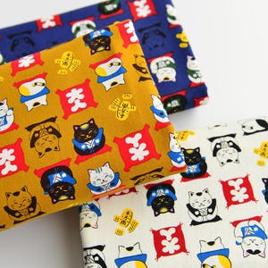 Japanese Fabric, Cotton Fabric, Bronzing Fabric, Printed Fabric, By the Half Yard
