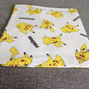 Süßer Japanischer Stoff, Pikachu Stoff, Korea Anime Stoff, 100% Baumwolle, Cartoon Stoff, Monster Stoff, Nähen durch den 1/2 Hof