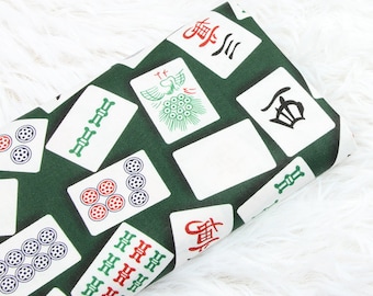 Classic Game Fabric mahjong tiles Games Fabric Cotton Fabric Selling By 0.5 yard