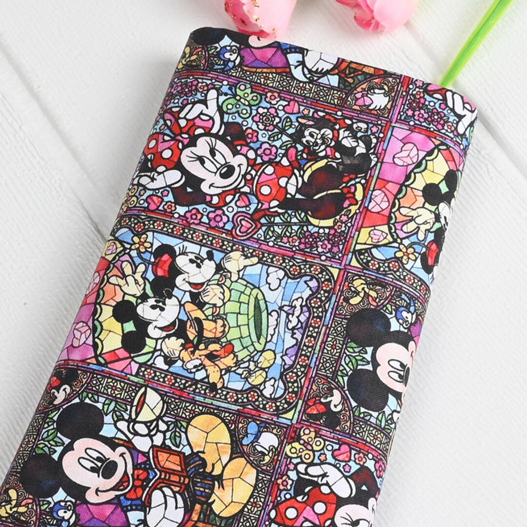 Disney Cotton Fabric 44 Wide Cartoon Charactermickey Minnie Mouse