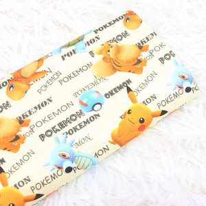 Cute Japanese Fabric, Pikachu Fabric, Korea Anime Fabric, 100% Cotton Fabric, Cartoon Fabric, Monster Fabric ,Sewing by the 1/2 yard