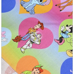 Toy Story fabric, Woody fabric/ Buzz Fabric/ Rex Fabric/ Slinky Fabric/100% cotton fabric