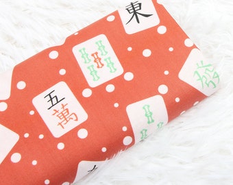 Tela de algodón para juegos clásicos de mahjong, venta por 0,5 yardas
