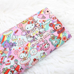 Tokidoki Donutella Cactus Moofia Unicorno Friends Small Scale 100% Cotton Woven Fabric Only NO Mask anmie fabric By the half yard