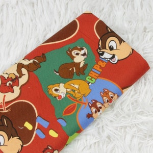 Chip i Dale Tkanina Disney Tkanina Cartoon Cut Animal Tkanina Anime Bawełniana Tkanina Na Pół Jardu