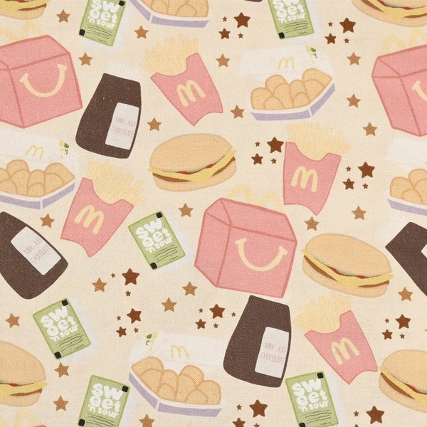 M&M's Fabric Food Fbaric Bubble Tea Fabric Candy Anime Cartoon Cotton Fabric By The Half Yard