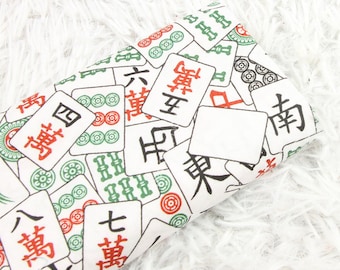 Tela de algodón para juegos clásicos de mahjong, venta por 0,5 yardas