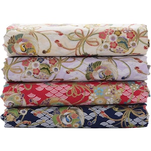 Japanese Fabric, Cotton Fabric, Bronzing Fabric, Printed Fabric, By the Half Yard