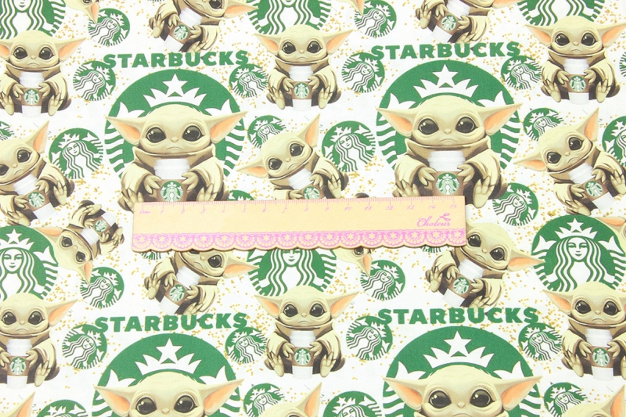 Baby Yoda Fabric Star Wars Fabric Mandalorian the Child Etsy