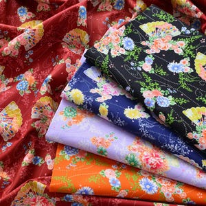 Japanese Fabric, Cotton Fabric, Bronzing Fabric, Printed Fabric, By the Half Yard