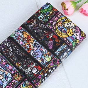 Disney Cotton Fabric 44&quot; Wide Cartoon CharacterMickey Minnie Mouse Fabric Disney Anime Cartoon Cotton Fabric By The Half Yard
