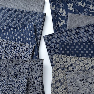 Japanese Fabric, Cotton Fabric, Bronzing Fabric, Printed Fabric, By the Half Yard