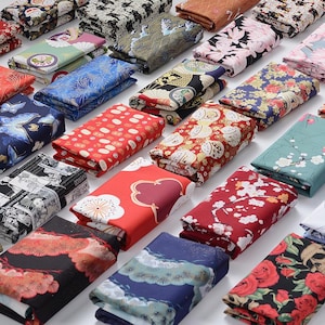 Japanese Fabric, Cotton Fabric, Bronzing Fabric, Printed Fabric, By the Half Yard
