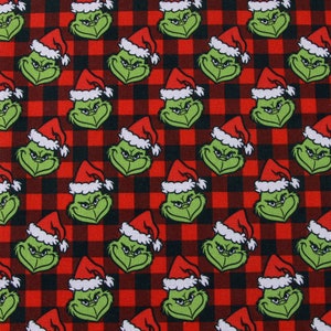 Weihnachten Cartoon Stoff, Weihnachten Stoff, Cartoon Stoff, Baumwollstoff von der halben Yard