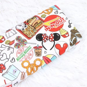 Disney Cotton Fabric 44&quot; Wide Cartoon CharacterMickey Minnie Mouse Fabric Disney Anime Cartoon Cotton Fabric By The Half Yard