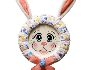 Conejito de Pascua único y exclusivo de 25 x 18 pulgadas para exhibir en el exterior o el interior de su hogar.