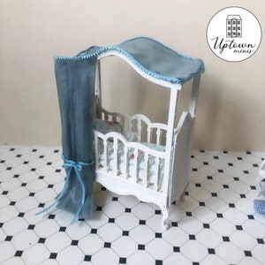 SVG file for Canopy Crib in 1:12 scale