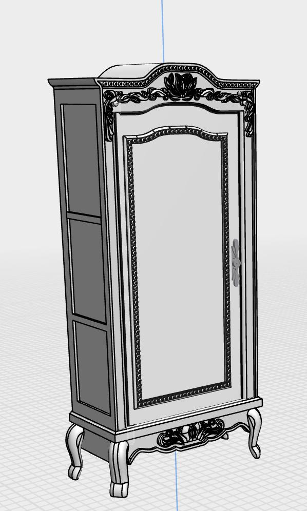 STL Files for Modest Mirror Wardrobe (for 3D Printing) - Etsy