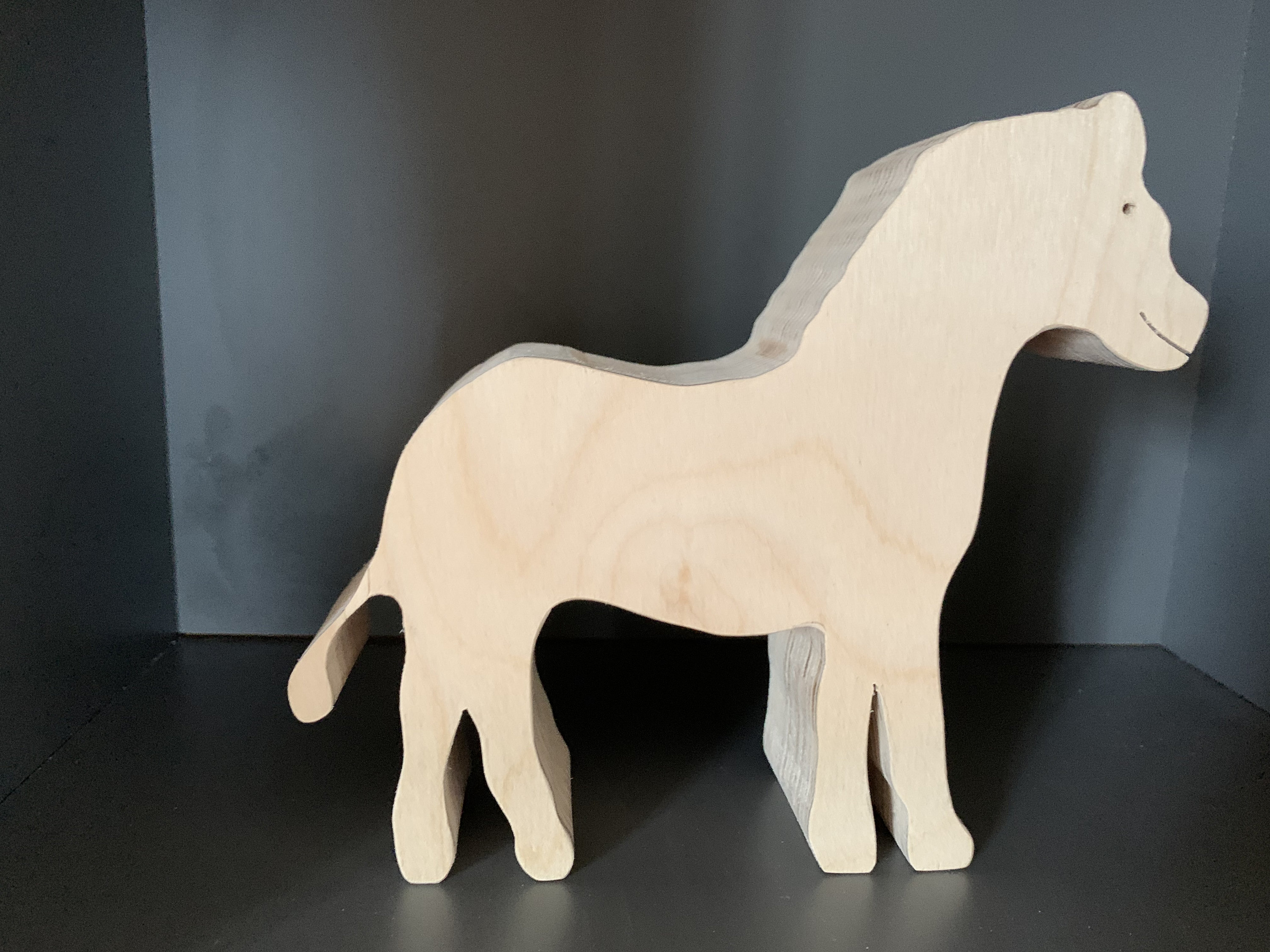 Horse wooden figure handmadechildren's toy decoration Etsy