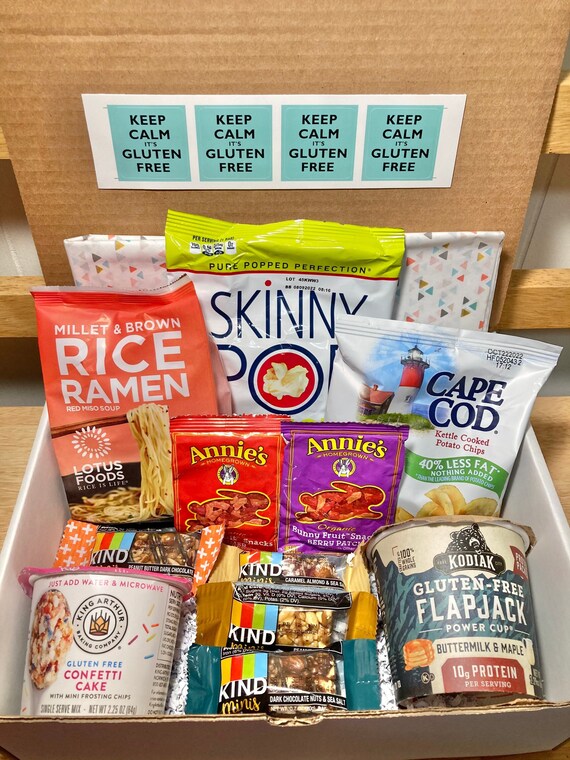 Gluten Free Snack Box GF Sampler Box Friend Gift Idea Etsy Canada
